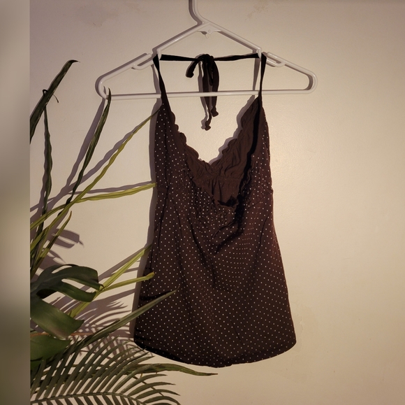 Twik brown polka dots tank top - Picture 2 of 3